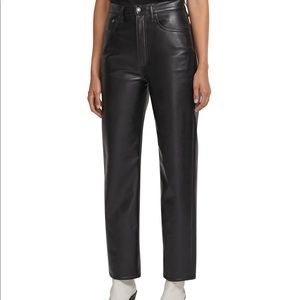 AGOLDE LEATHER PANTS
